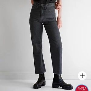 Levi’s Wellthread Ribcage Straight Jeans Black 29 vintage